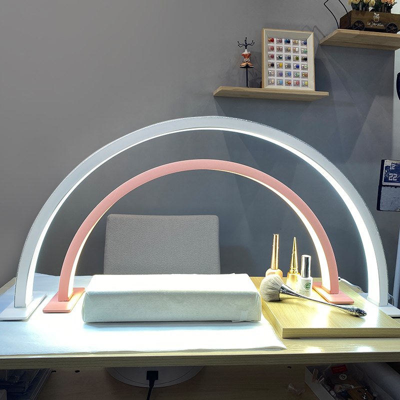 Beauty No Makeup - Lampe LED demi-lune pour ongles, éclairage