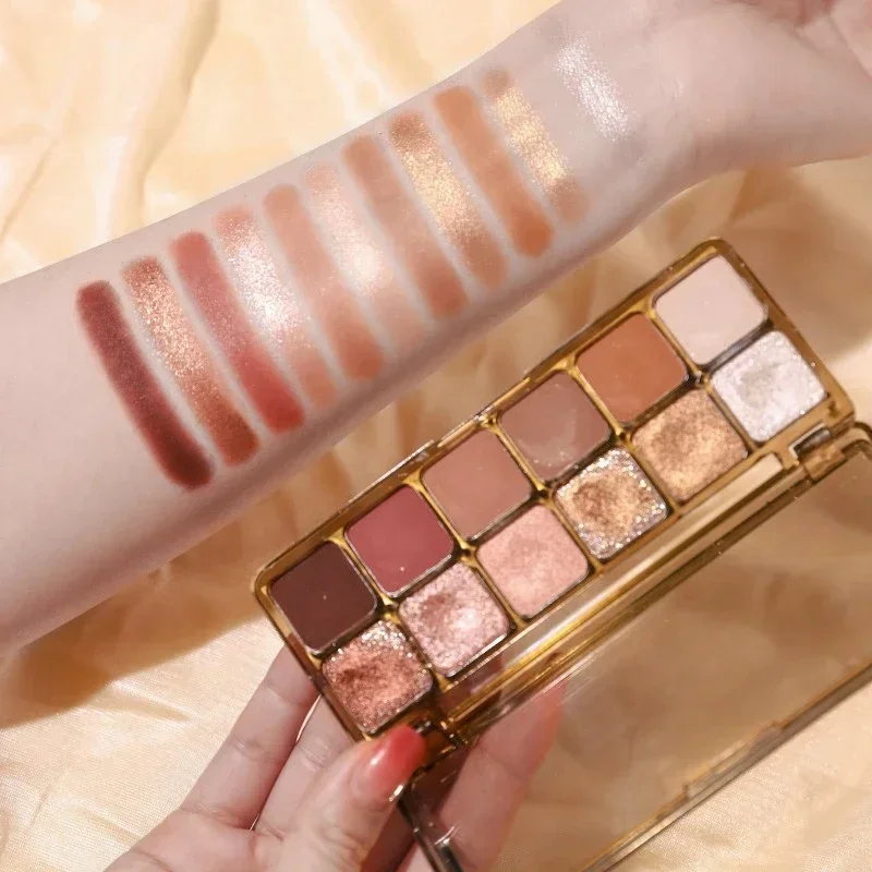 Beauty Makeup Eyeshadow Palette - Palette d'ombres à barrage scintillantes, poudre