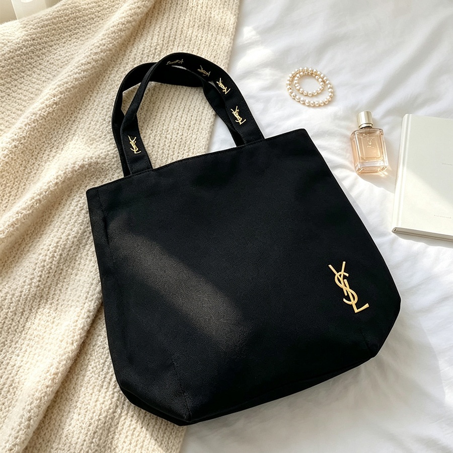 Ysl Beauty Makeup - Sac à bandoulière en toile noire