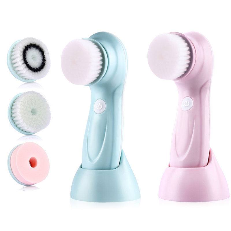 Electric Face Cleanser Brush - Nettoyeur Facial électrique 3 en 1,