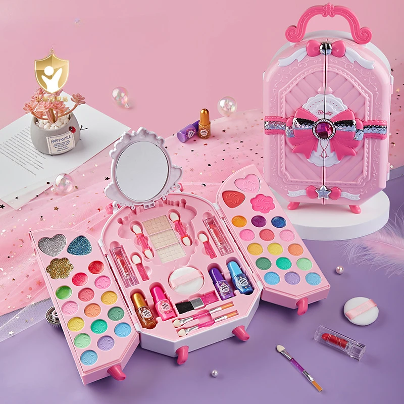 Beauty Makeup Girl - Jouet cosmétique sûr pour fille, princesse,