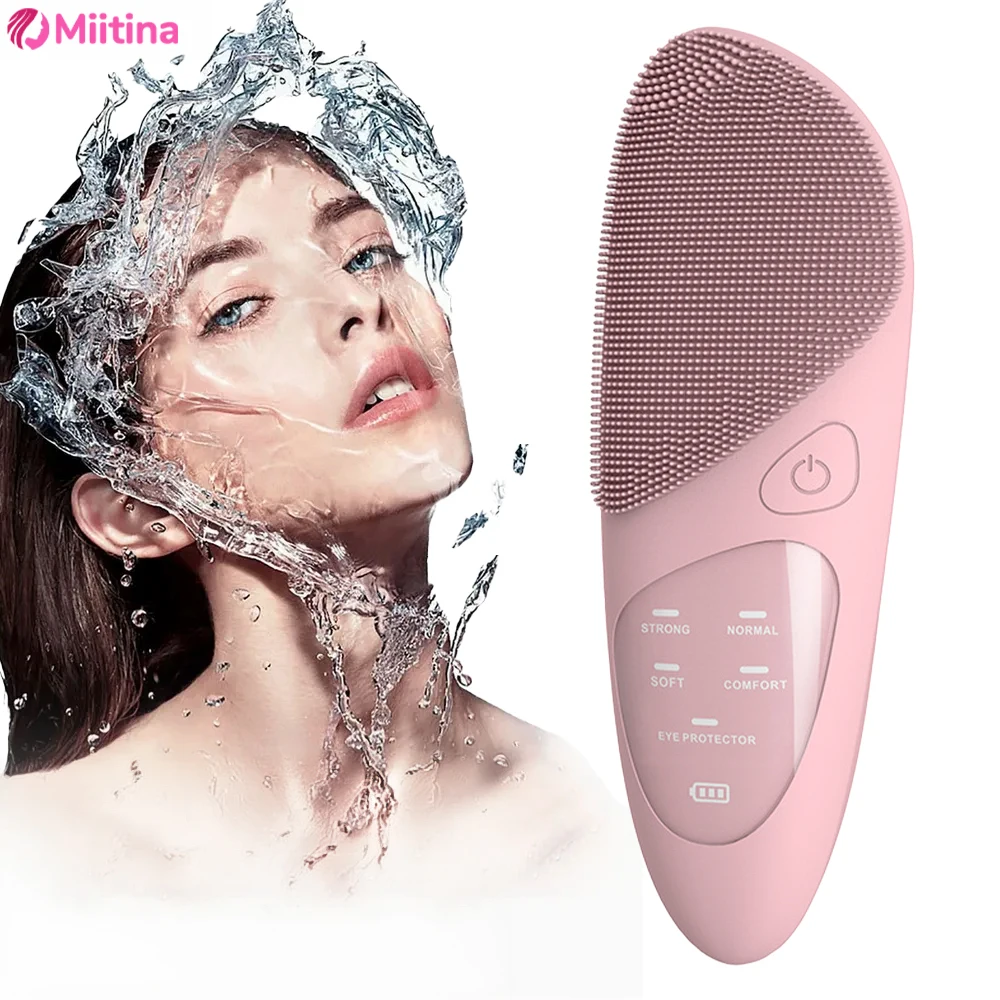 Electric Face Cleanser Brush - Brosse électrique de nettoyage du visage,