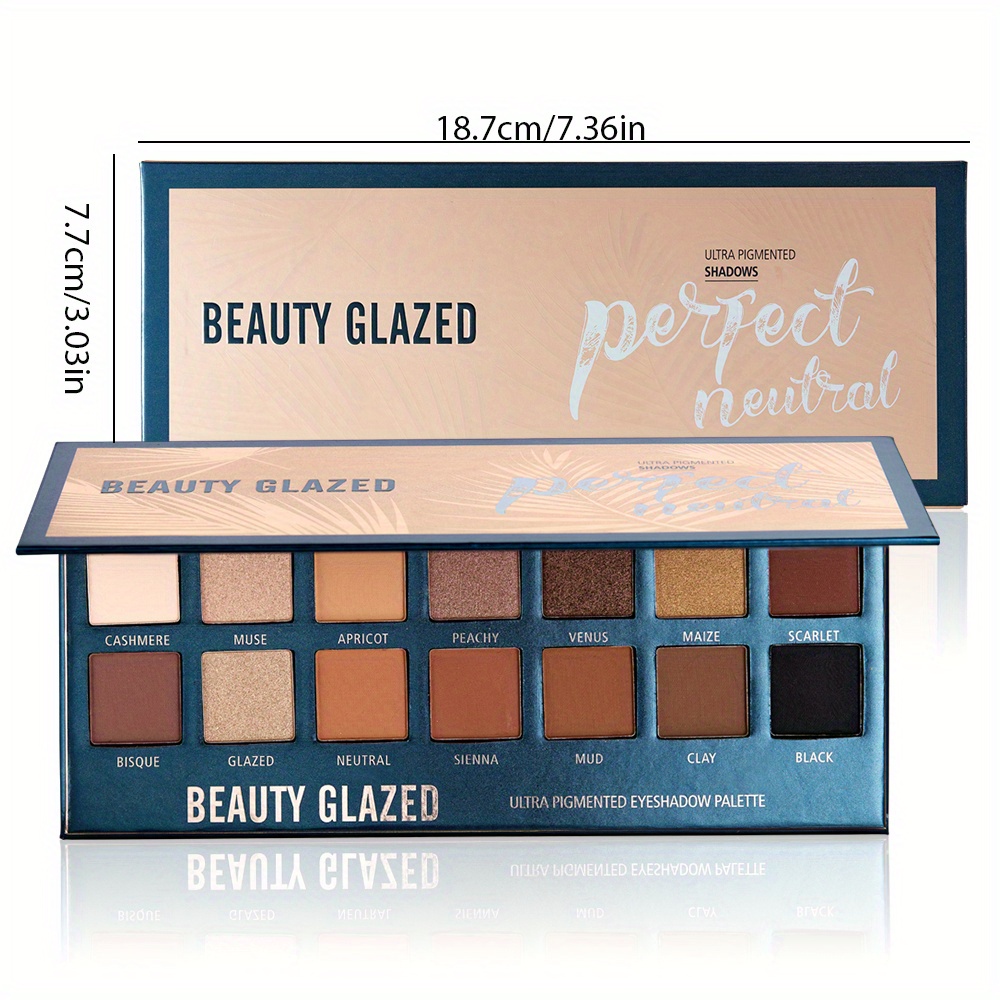 BEAUTY GLAZED 14 couleurs Pale - Beauty Makeup Eyeshadow Palette avis et prix