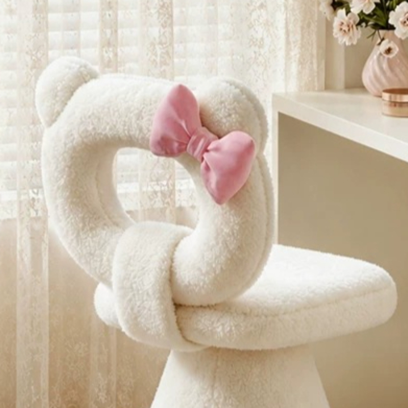 Tabouret de coiffeuse rose en  - Beauty Makeup Girl avis et prix