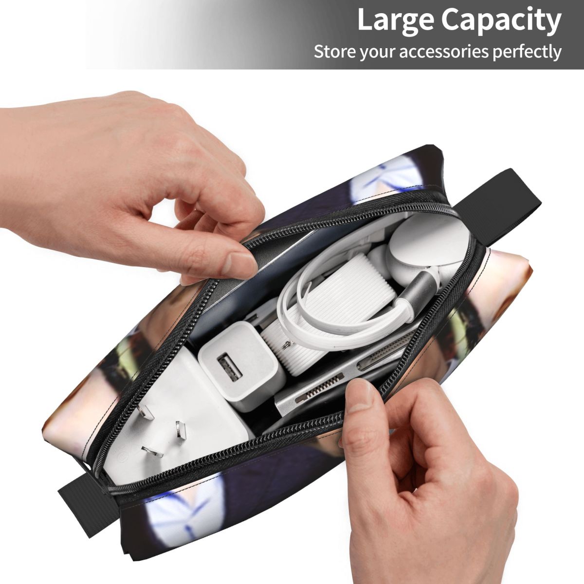 Sac de maquillage avec collage - Photo Beauty Makeup avis et prix