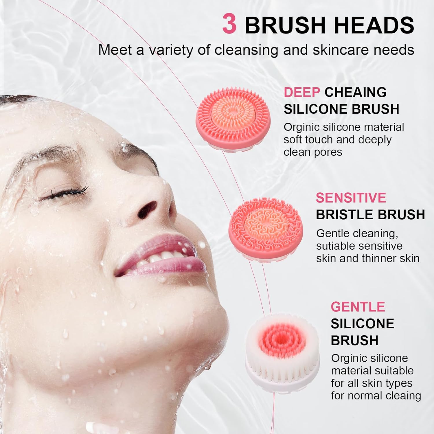 Brosse nettoyante électrique u - Electric Face Cleanser Brush avis et prix