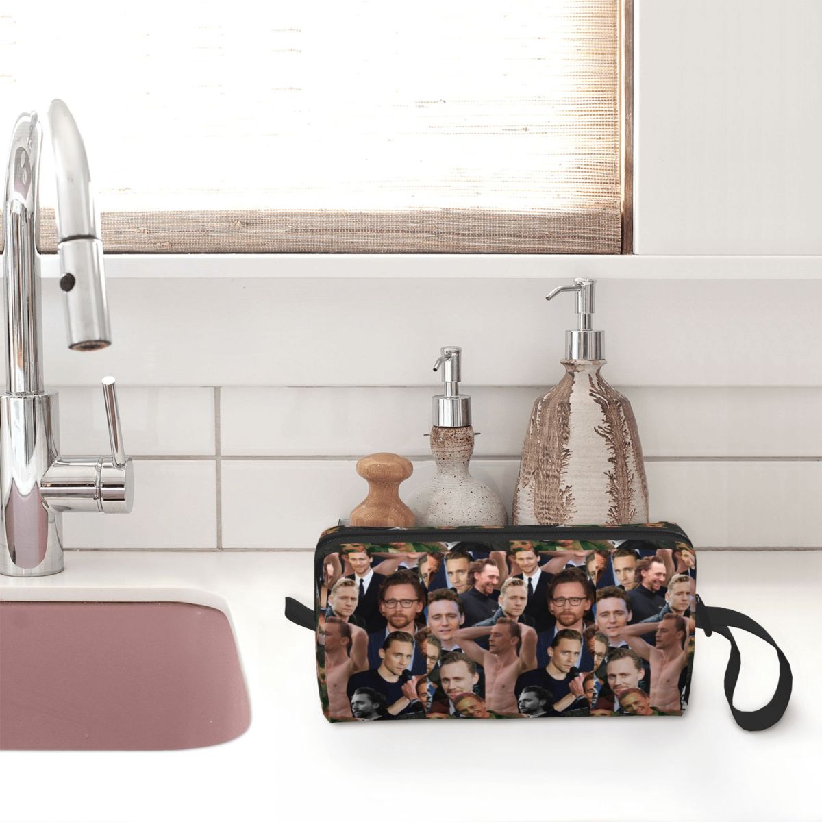 Sac de maquillage avec collage - Photo Beauty Makeup avis et prix