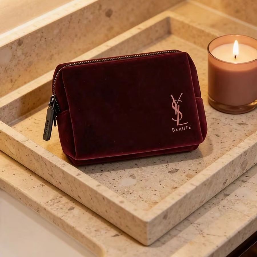 Pochette de maquillage YSL vin - Ysl Beauty Makeup avis et prix