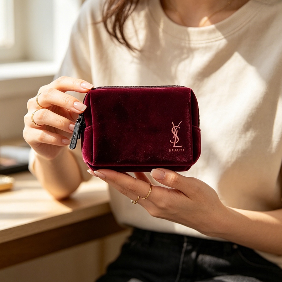 Sac à cosmétiques carré portab - Ysl Beauty Makeup Bag avis et prix